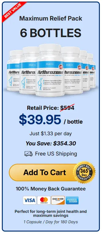 arthrozene 6 bottles price